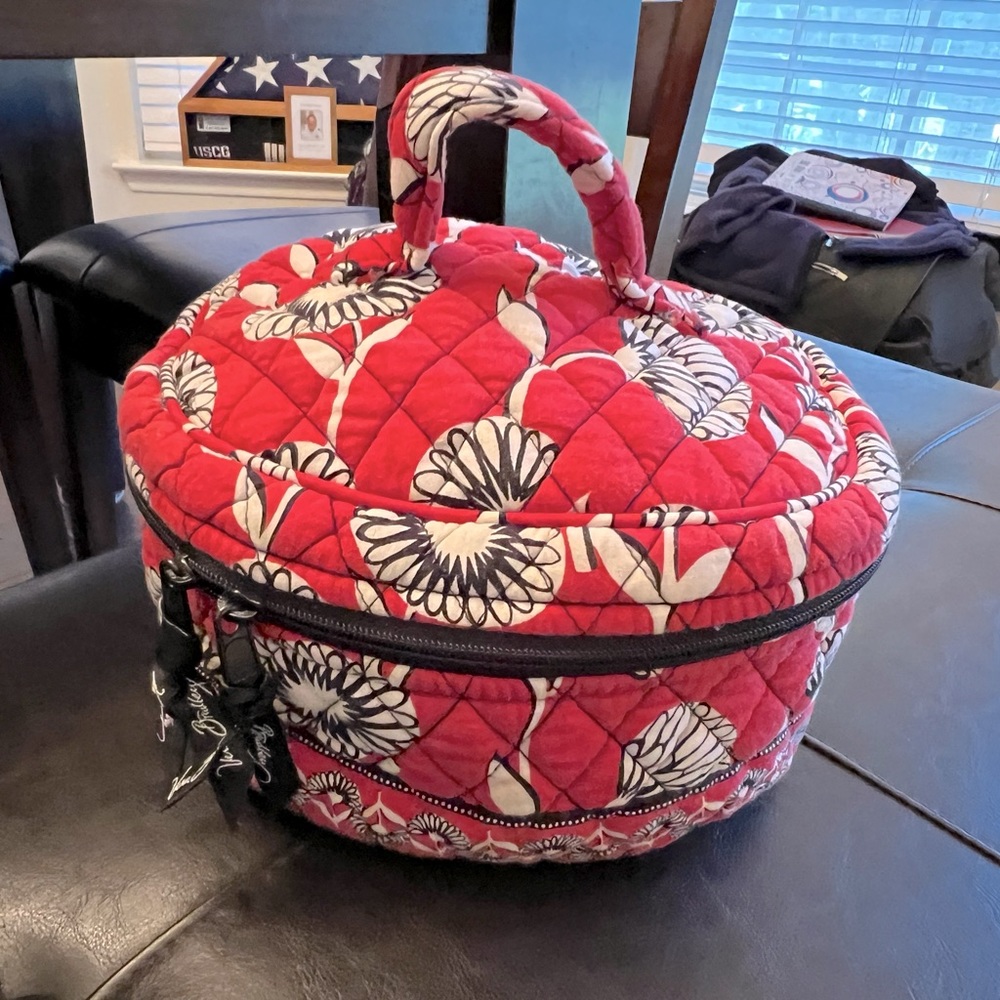 Vera Bradley Deco Daisy Travel Cosmetic Case